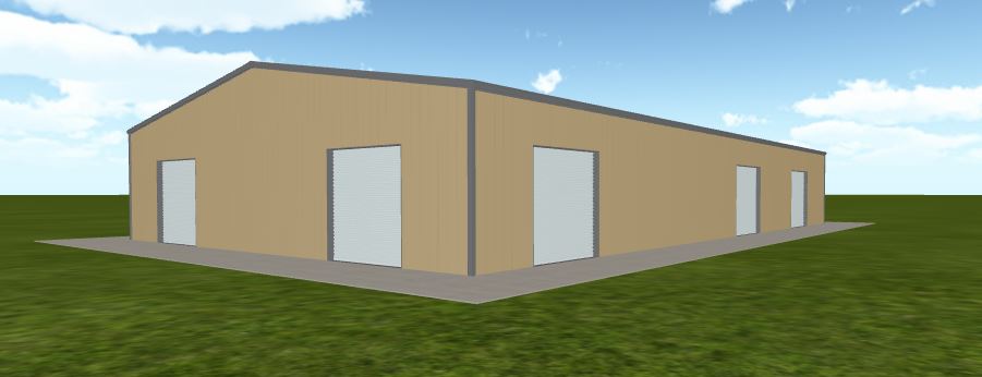 100 x 200 metal building for sale