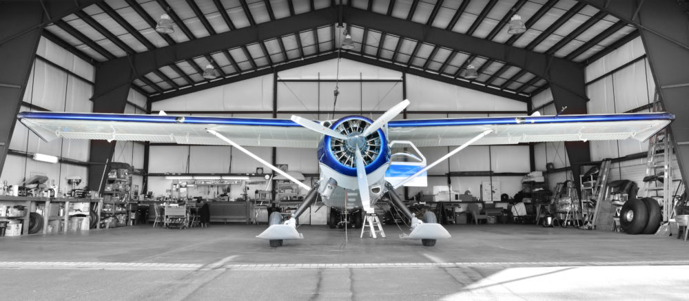 Small Prefab Aircraft Hangar