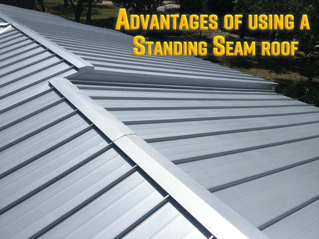 standing seamed roof and prefabricated buildings