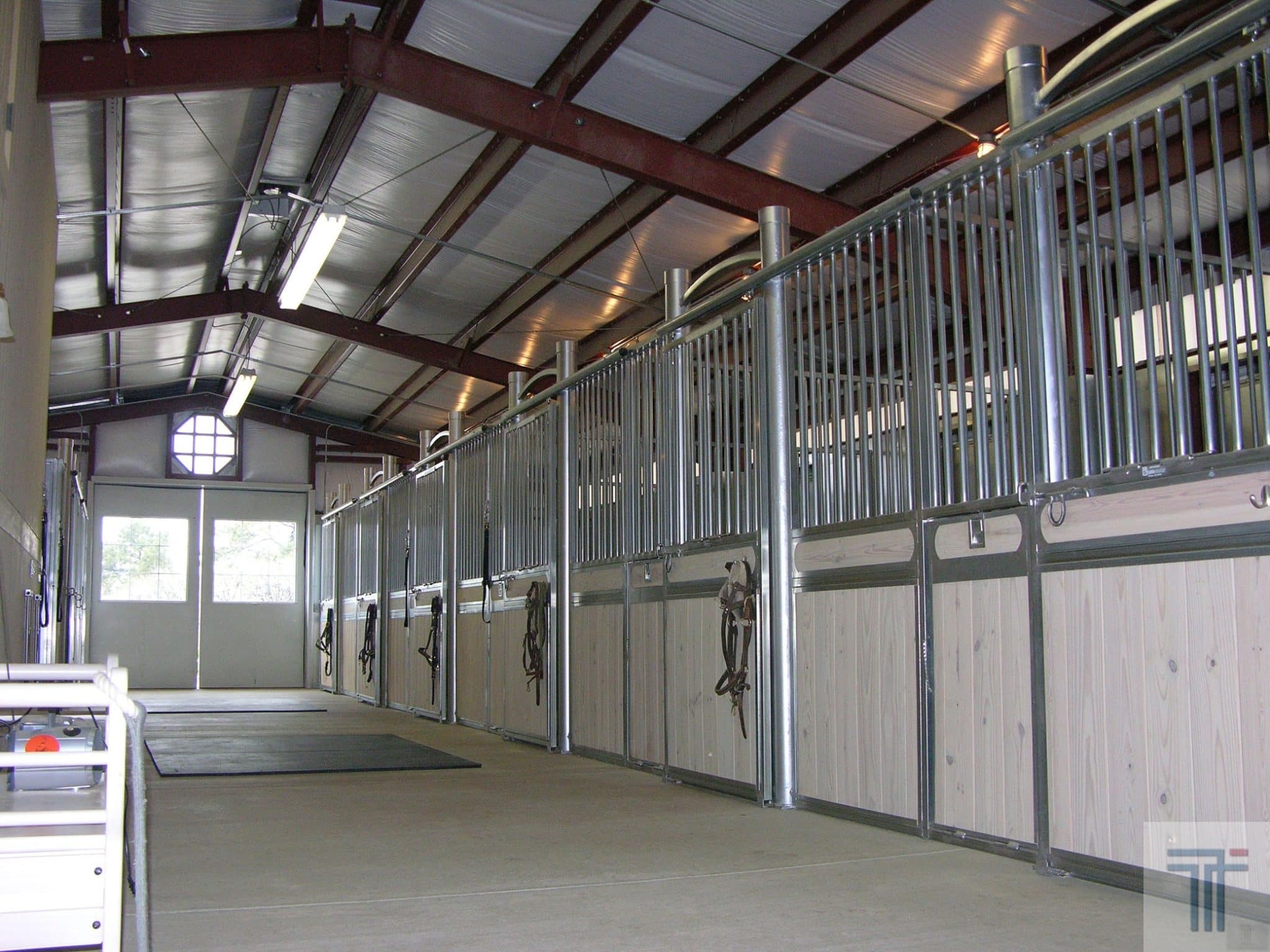 prefabricated steel horse barns
