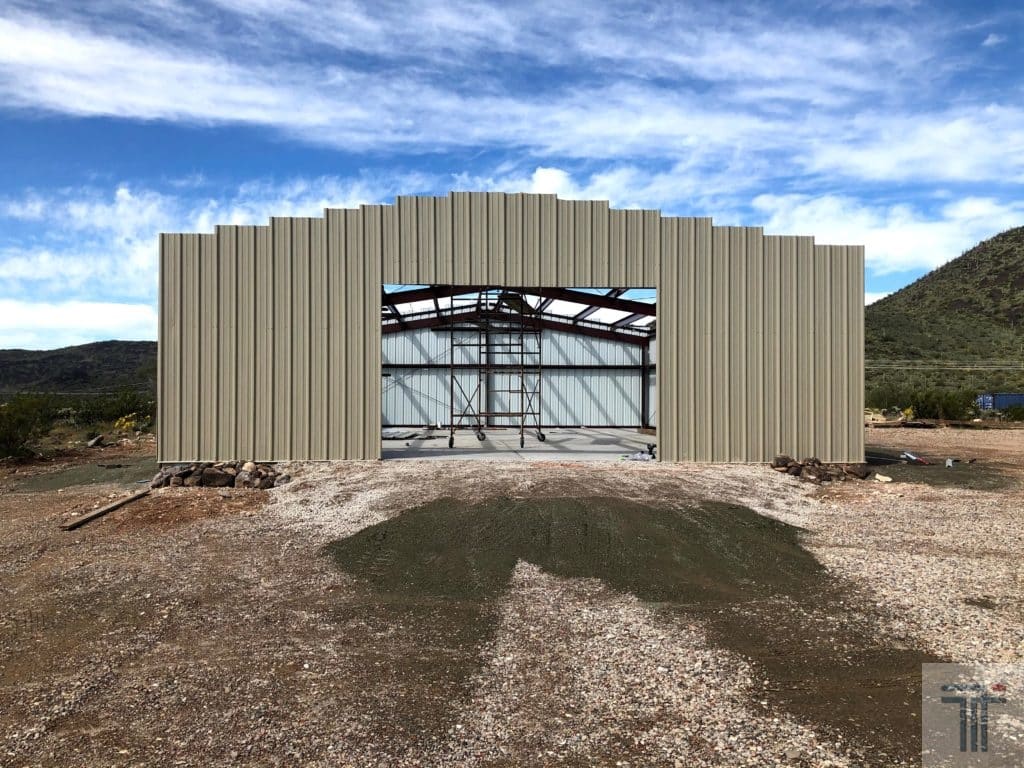Our 40x50 steel workshop in Arizona are fully customizable to meet customers needs