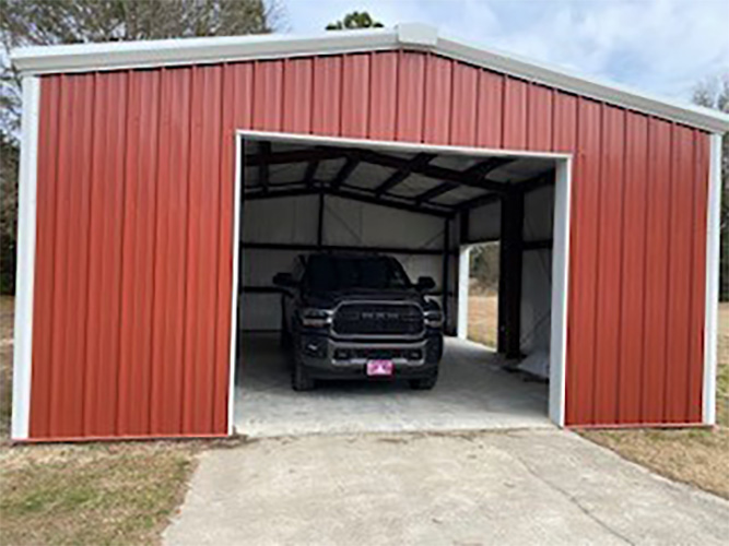 25x30x12 Garage in North Carolina