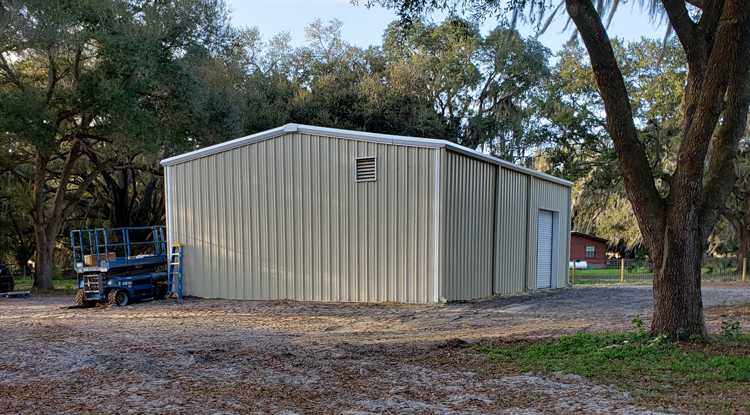 30x48x14 Agricultural Building in Florida