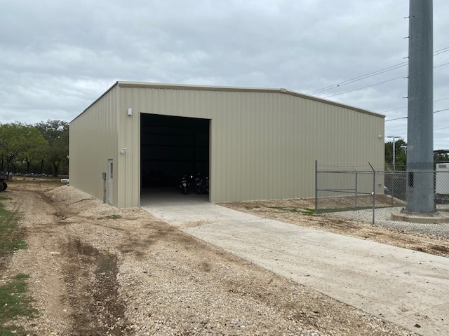 60x60x18 Metal Motorcycle Shop and Business Storage Building in Texas
