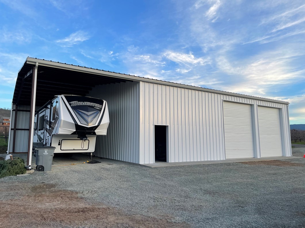 48x70x16 Steel RV and Truck Storage/Workshop in Oregon