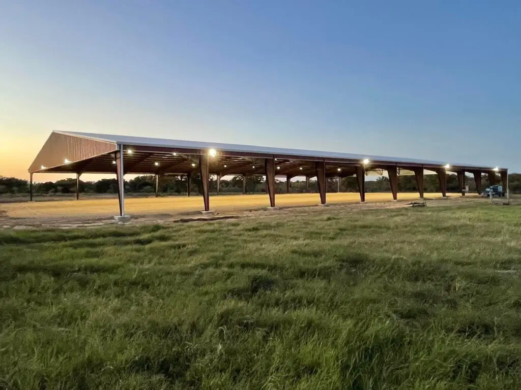 150x275x18 Steel Riding Arena in Texas