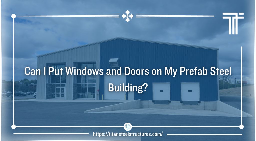 Can I Put Windows and Doors on My Prefab Steel Building?