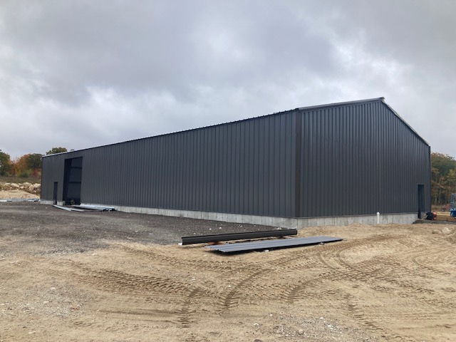 48x108x16 Metal Equipment Storage Building in Maine
